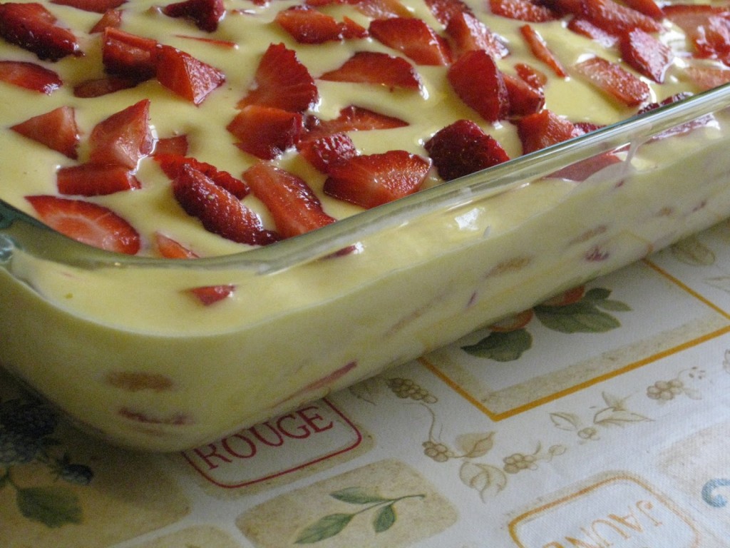 tiramisù con fragole